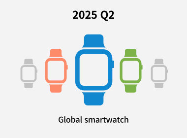 전세계 스마트워치 점유율: 분기별 데이터